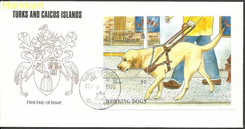 Znaczek Turks i Caicos 1996 Mi bl163 FDC