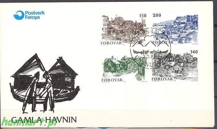 Znaczek Wyspy Owcze 1981 Mi 59-62 FDC