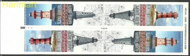Znaczek Wyspy Alandzkie 2008 Mi mh 16 Czyste **