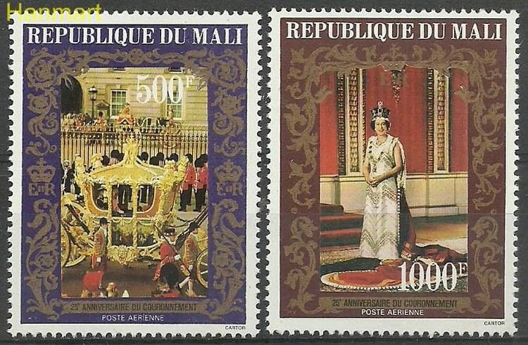 Znaczek Mali 1978 Mi 663-664 Czyste **