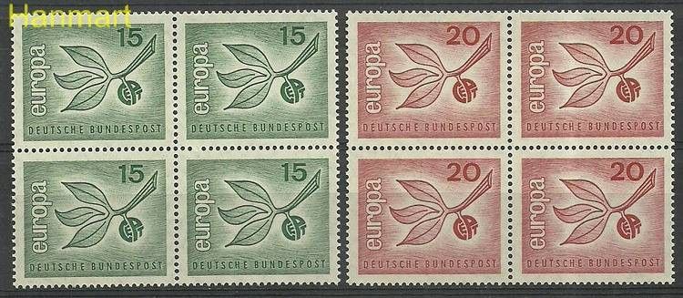 Znaczek Niemcy 1965 Mi 483-484 Czyste **