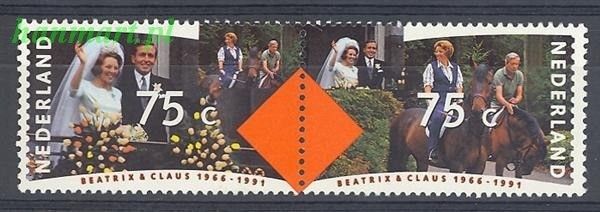 Znaczek Holandia 1991 Mi 1400-1401 Czyste **
