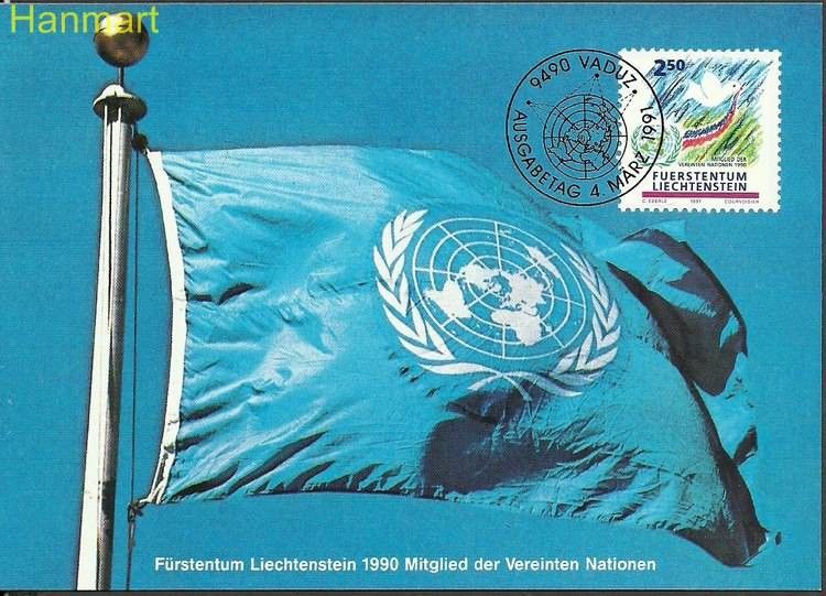 Znaczek Liechtenstein 1991 Mi 1015 Karta Max