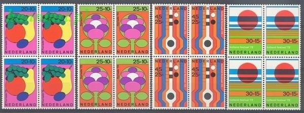 Znaczek Holandia 1972 Mi 983-986 Czyste **