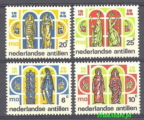 Znaczek Antyle Holenderskie 1966 Mi 166-169 Czyste **