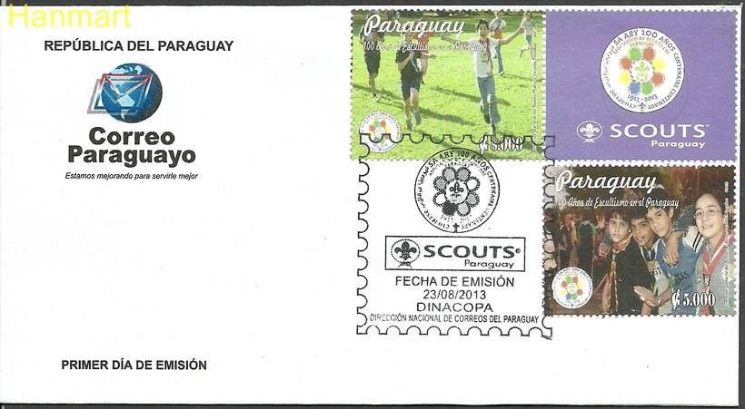 Znaczek Paragwaj 2013 Mi 5202-5203 FDC