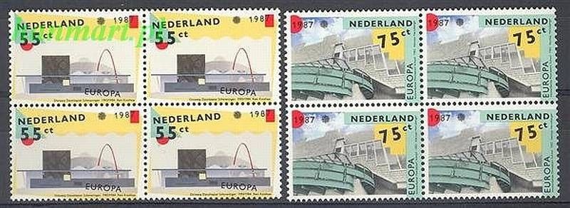 Znaczek Holandia 1987 Mi 1318-1319 Czyste **
