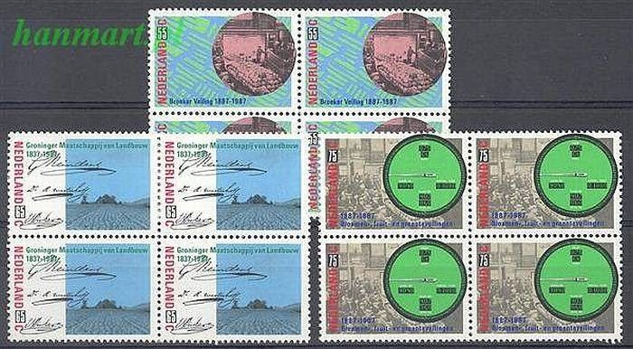 Znaczek Holandia 1987 Mi 1320-1322 Czyste **