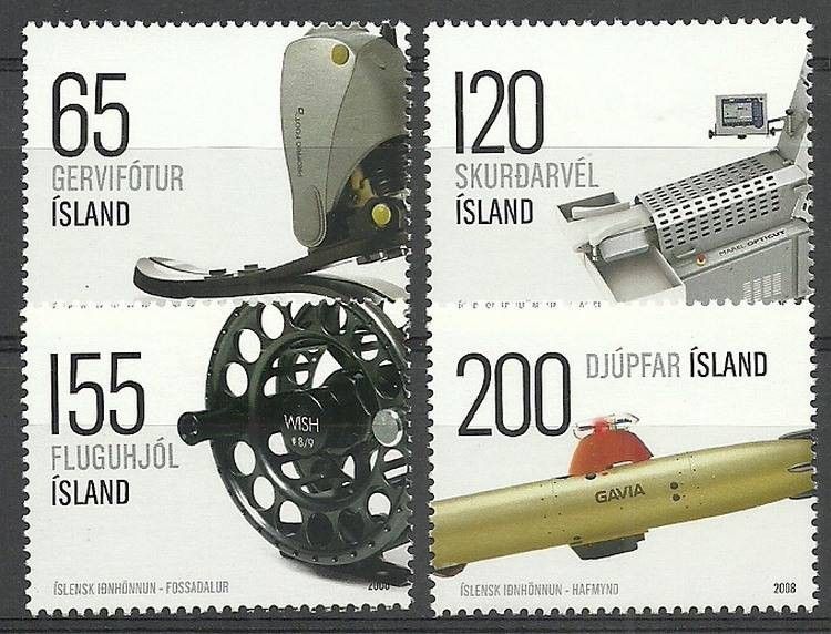 Znaczek Islandia 2008 Mi 1199-1202 Czyste **