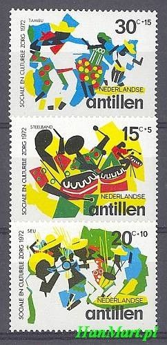 Znaczek Antyle Holenderskie 1972 Mi 246-248 Czyste **