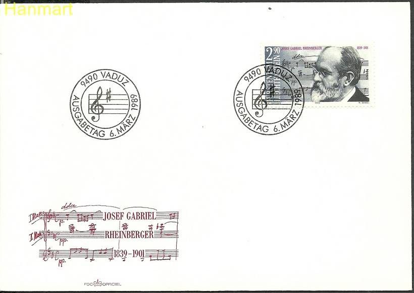 Znaczek Liechtenstein 1989 Mi 963 FDC