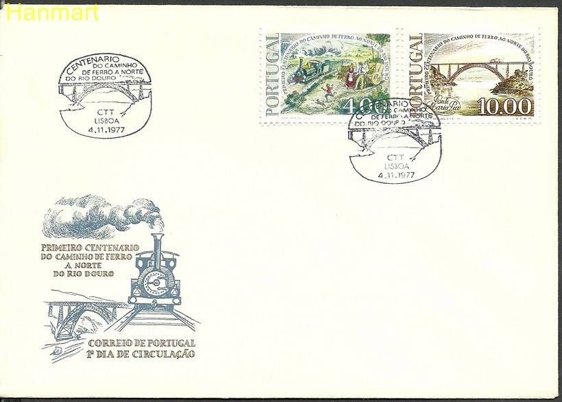 Znaczek Portugalia 1977 Mi 1376-1377 FDC