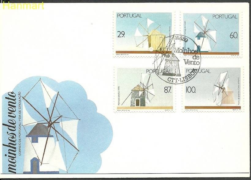 Znaczek Portugalia 1989 Mi 1792-1795 FDC