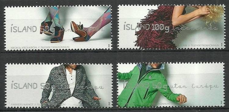 Znaczek Islandia 2012 Mi 1347-1350 Czyste **
