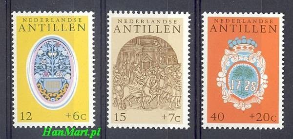 Znaczek Antyle Holenderskie 1975 Mi 295-297 Czyste **