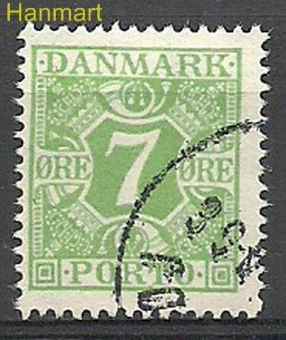 Znaczek Dania 1921 Mi por12 Stemplowane