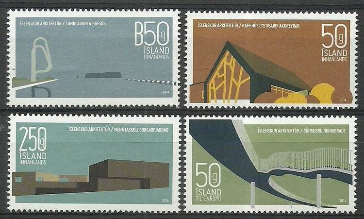Znaczek Islandia 2014 Mi 1419-1422 Czyste **