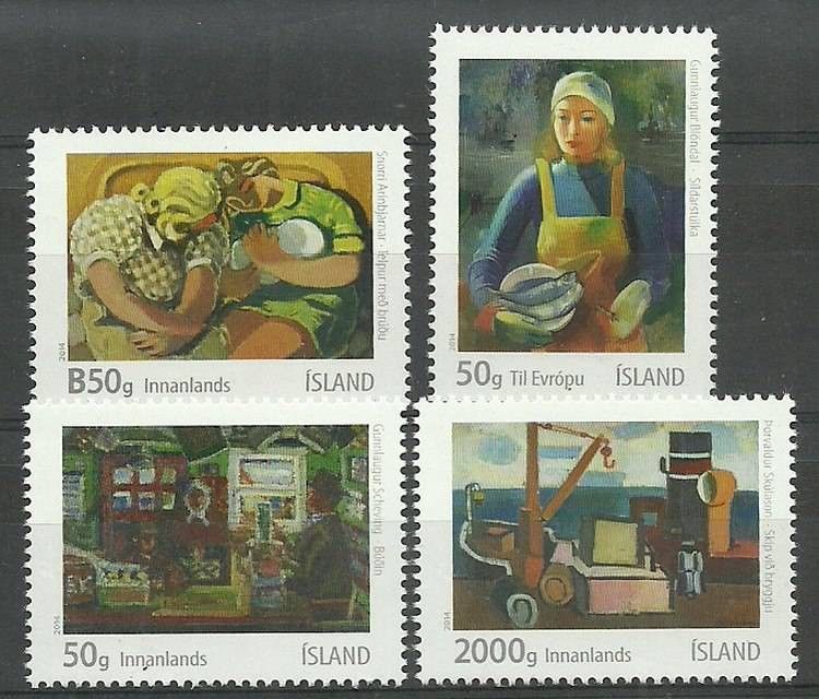 Znaczek Islandia 2014 Mi 1444-1447 Czyste **