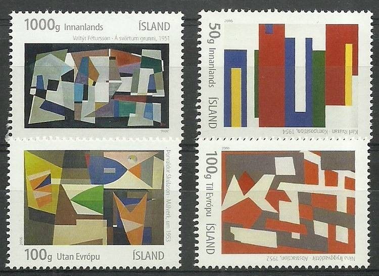 Znaczek Islandia 2016 Mi 1508-1511 Czyste **