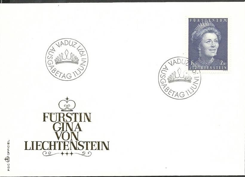 Znaczek Liechtenstein 1971 Mi 544 FDC