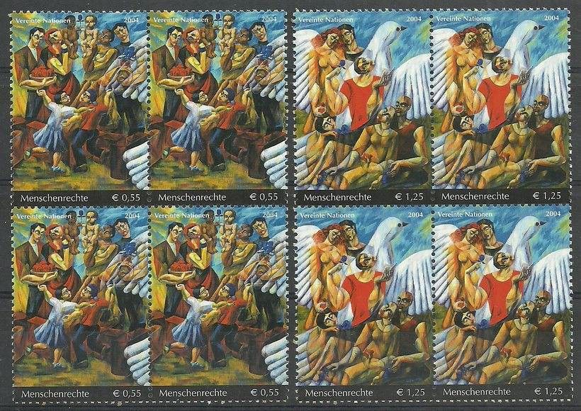 Znaczek Narody Zjednoczone Wiedeń 2004 Mi 430-431 Czyste **