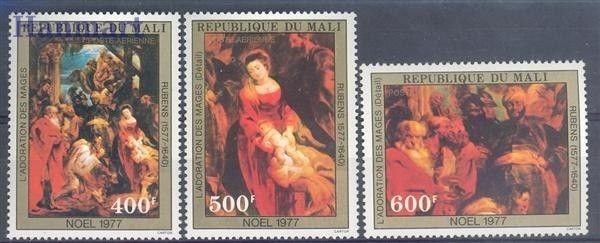 Znaczek Mali 1977 Mi 612-614 Czyste **