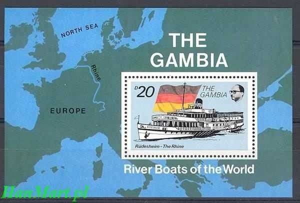 Znaczek Gambia 1992 Mi bl 155 Czyste **