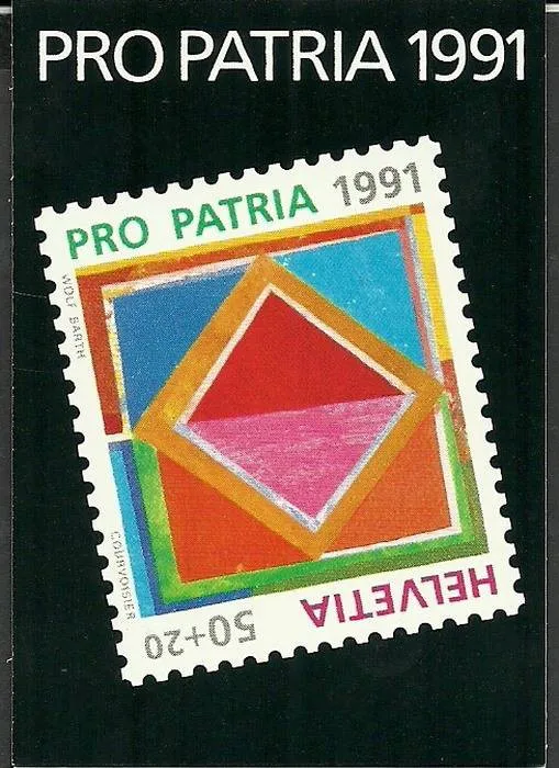Znaczek Szwajcaria 1991 Mi mh 0-90 Stemplowane