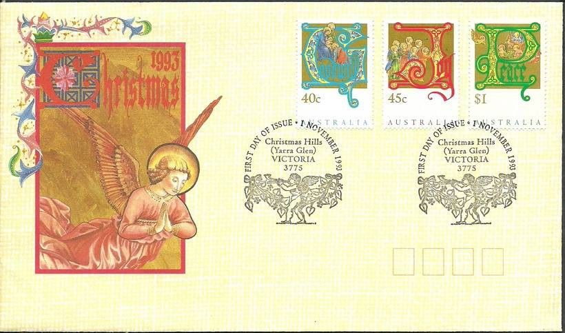 Znaczek Australia 1993 Mi 1378-1380 FDC