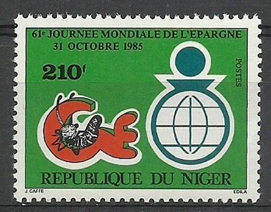 Znaczek Niger 1985 Mi 969 Czyste **
