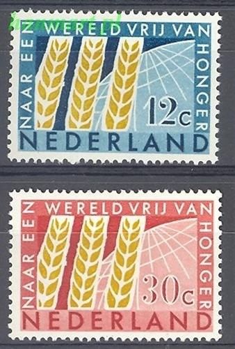 Znaczek Holandia 1963 Mi 791-792 Czyste **
