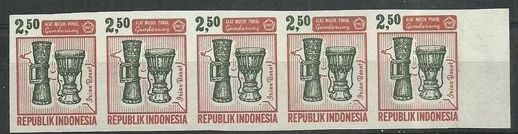 Znaczek Indonezja 1967 Mi fun567B Czyste **