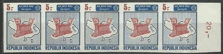 Znaczek Indonezja 1967 Mi fun570B Czyste **