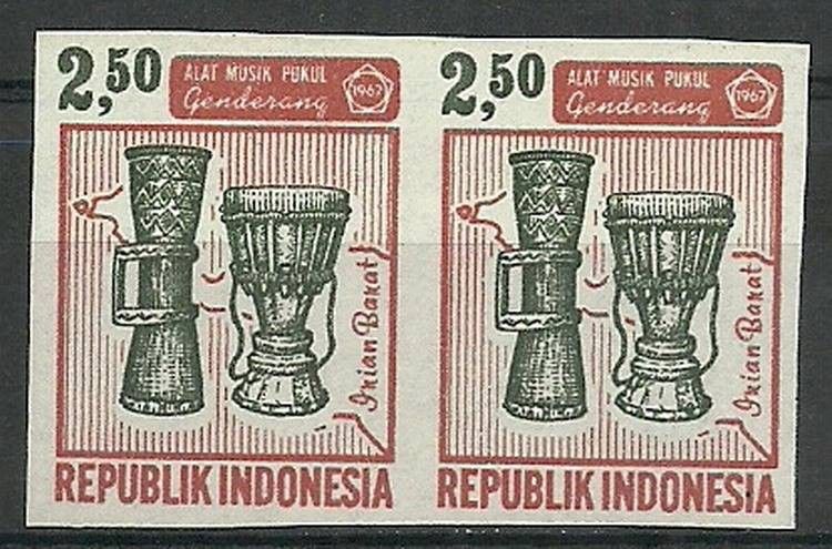 Znaczek Indonezja 1967 Mi par567B Czyste **