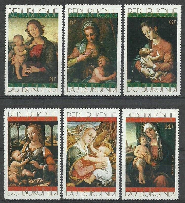 Znaczek Burundi 1971 Mi 796-803 Czyste **