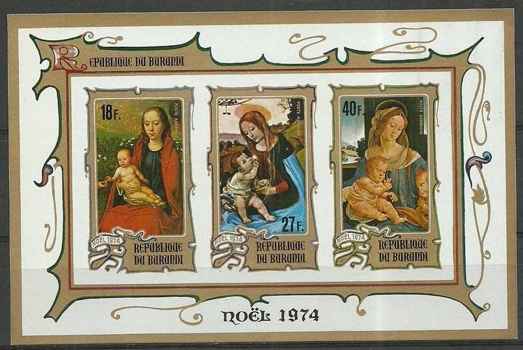 Znaczek Burundi 1974 Mi bl83B Czyste **
