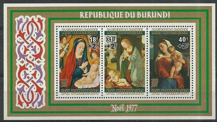 Znaczek Burundi 1977 Mi bl106 Czyste **