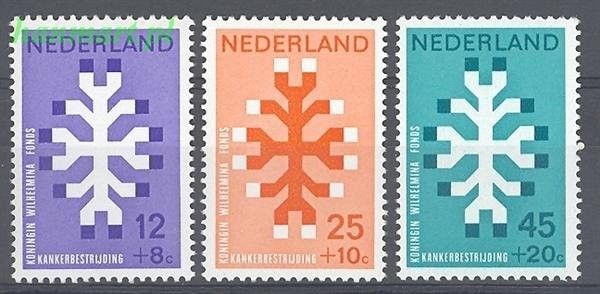 Znaczek Holandia 1969 Mi 923-925 Czyste **