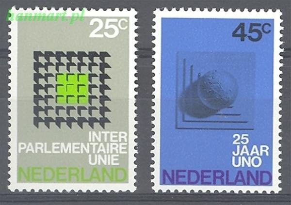 Znaczek Holandia 1970 Mi 946-947 Czyste **