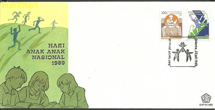 Znaczek Indonezja 1989 Mi 1303-1304 FDC