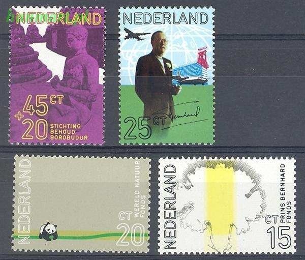Znaczek Holandia 1971 Mi 965-968 Czyste **