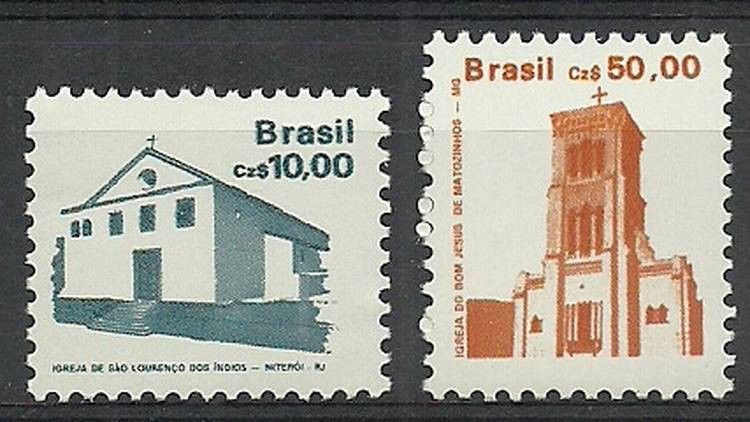 Znaczek Brazylia 1987 Mi 2212-2213 Czyste **