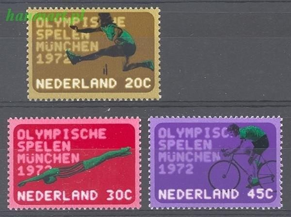 Znaczek Holandia 1972 Mi 991-993 Czyste **