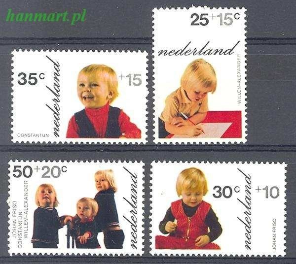 Znaczek Holandia 1972 Mi 1001-1004 Czyste **