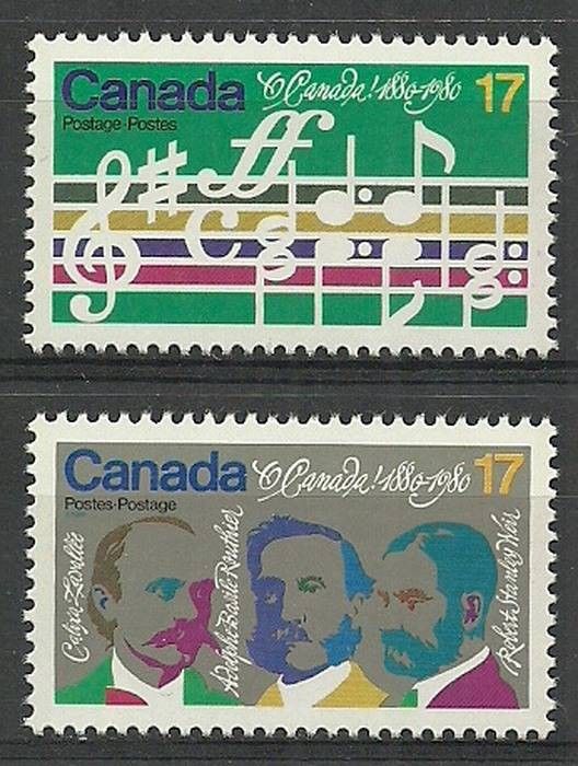 Znaczek Kanada 1980 Mi 768-769 Czyste **