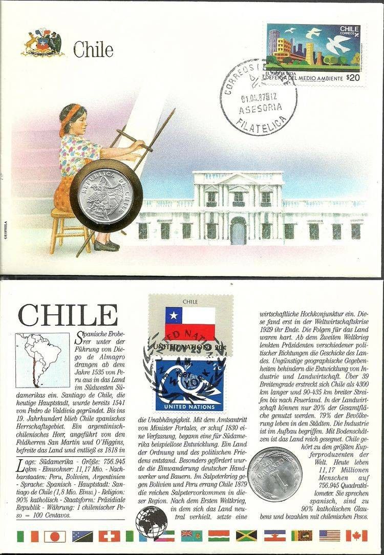 Znaczek Chile 1986 Mi 1122 FDC