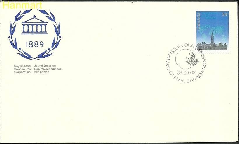Znaczek Kanada 1985 Mi 970 FDC