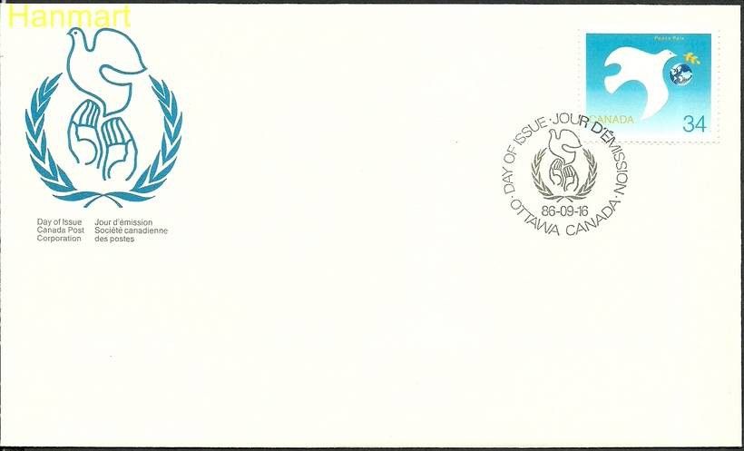 Znaczek Kanada 1986 Mi 1010 FDC
