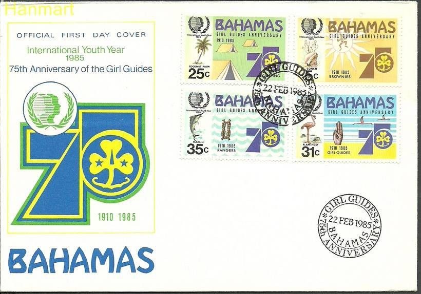 Znaczek Bahamy 1985 Mi 586-589 FDC