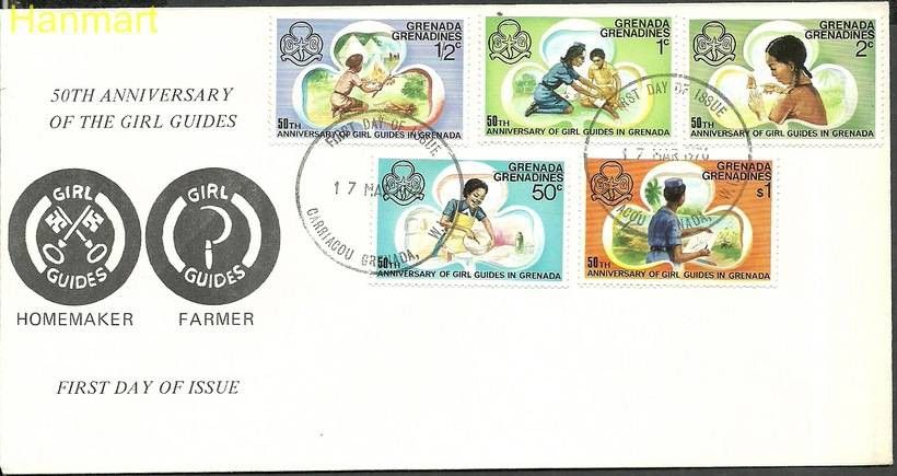 Znaczek Grenada i Grenadyny 1976 Mi 165-169 FDC